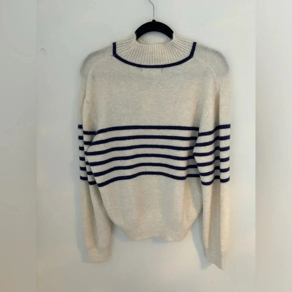 Mango Wool Blend  Striped Sweater NWT - Picture 10 of 12